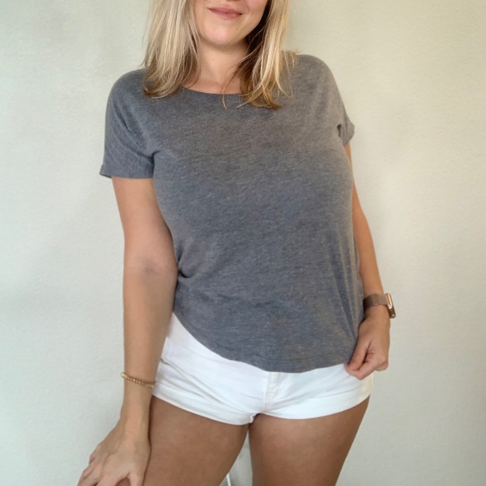 Soft grey tee